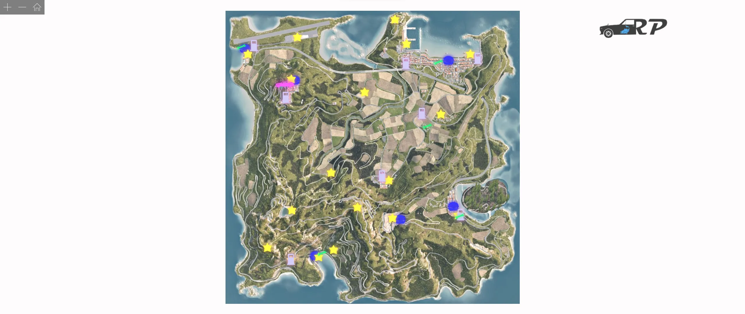 Screenshot of CaRP Map
